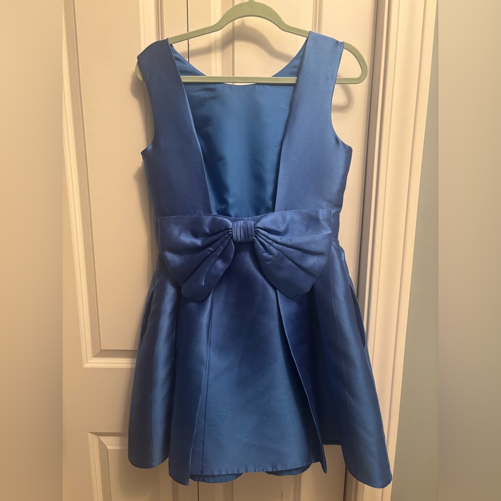 Kate Spade Vibrant Blue Backless Silk Dress - Picture 4 of 5